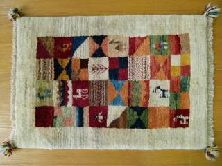 ペルシャ手織り絨毯　ウールマット