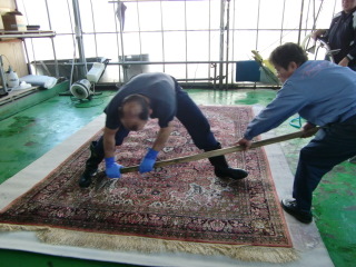 カーペット・絨毯クリーニング作業5